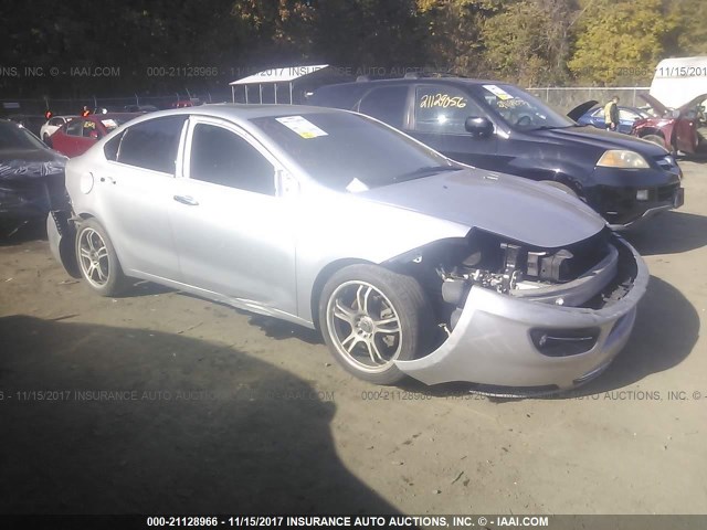 1C3CDFCH5DD156947 - 2013 DODGE DART LIMITED/R/T SILVER photo 1