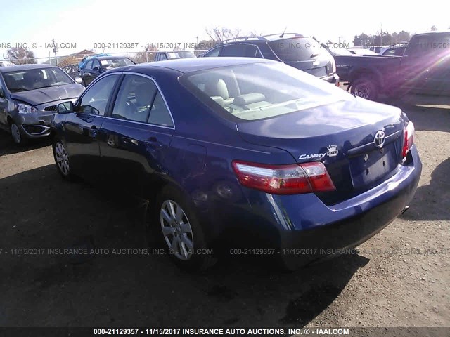 4T1BE46K77U131760 - 2007 TOYOTA CAMRY NEW GENERAT CE/LE/XLE/SE BLUE photo 3