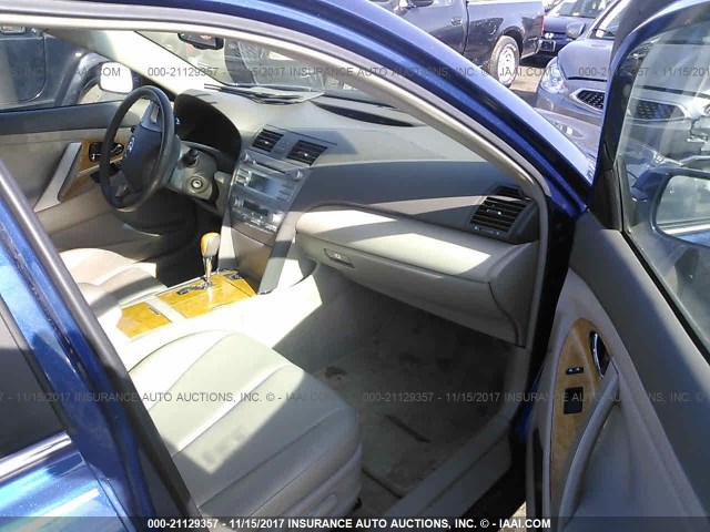 4T1BE46K77U131760 - 2007 TOYOTA CAMRY NEW GENERAT CE/LE/XLE/SE BLUE photo 5