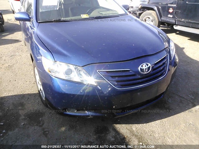 4T1BE46K77U131760 - 2007 TOYOTA CAMRY NEW GENERAT CE/LE/XLE/SE BLUE photo 6