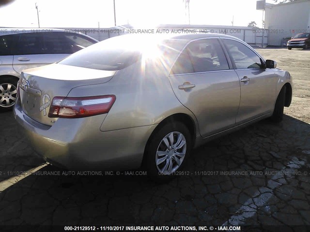 JTNBE46K973002831 - 2007 TOYOTA CAMRY NEW GENERAT CE/LE/XLE/SE TAN photo 4