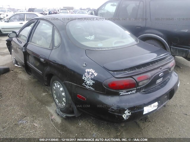 1FAFP53S9WG181315 - 1998 FORD TAURUS SE COMFORT BLACK photo 3