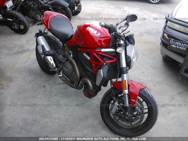 ZDM1RBSV3FB011736 - 2015 DUCATI MONSTER 1200 S RED photo 1