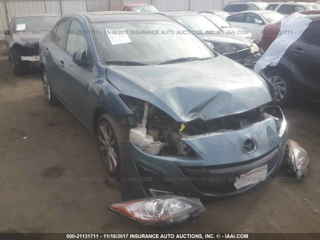 JM1BL1U55B1428512 - 2011 MAZDA 3 S TURQUOISE photo 1