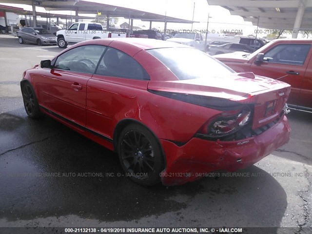 YV1MC68297J023647 - 2007 VOLVO C70 T5 RED photo 3