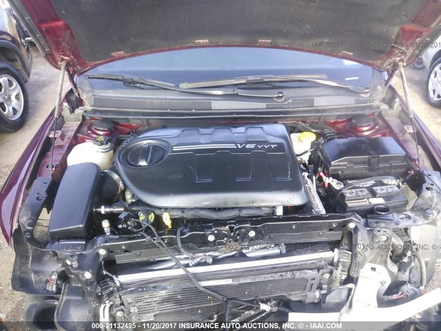 1C3CCCBG1FN735313 - 2015 CHRYSLER 200 S 栗色 照片 10