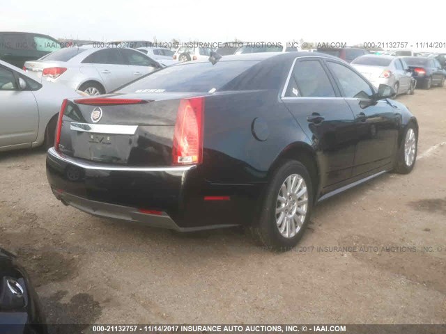 1G6DE5E50C0112941 - 2012 CADILLAC CTS LUXURY COLLECTION BLACK photo 4