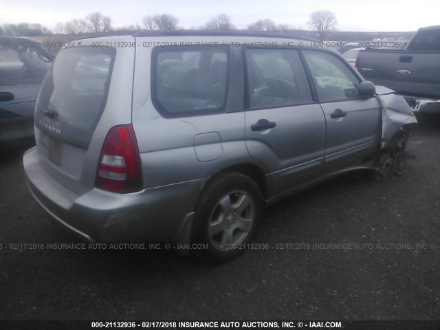 JF1SG65605H752638 - 2005 SUBARU FORESTER 2.5XS Күміс фото 4
