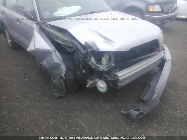 JF1SG65605H752638 - 2005 SUBARU FORESTER 2.5XS Күміс фото 6