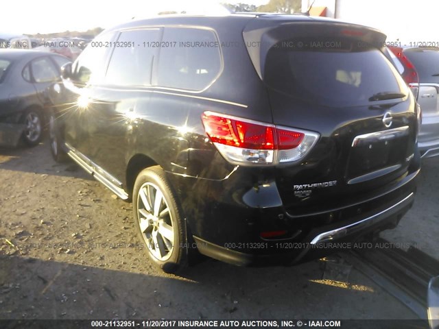 5N1AR2MN3EC664581 - 2014 NISSAN PATHFINDER S/SV/SL/PLATINUM 黑色 照片 3