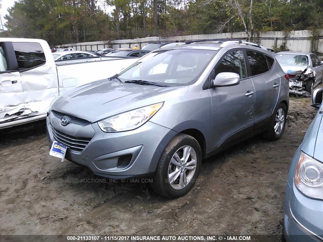 KM8JU3AC5CU443563 - 2012 HYUNDAI TUCSON GLS/LIMITED 灰色 照片 2