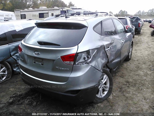 KM8JU3AC5CU443563 - 2012 HYUNDAI TUCSON GLS/LIMITED 灰色 照片 4