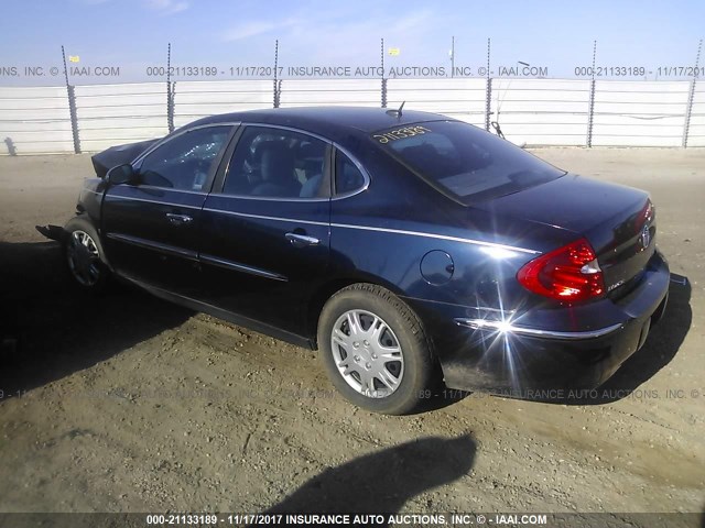 2G4WC582X81160113 - 2008 BUICK LACROSSE CX BLUE photo 3