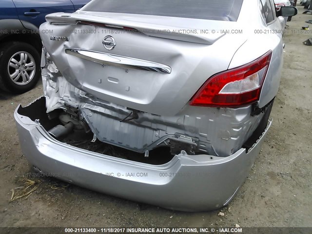 1N4AA5AP9BC853921 - 2011 NISSAN MAXIMA S/SV SILVER photo 6