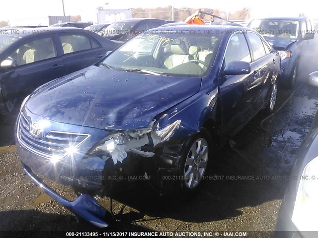 4T1BK46K67U003163 - 2007 TOYOTA CAMRY NEW GENERAT LE/XLE/SE BLUE photo 2