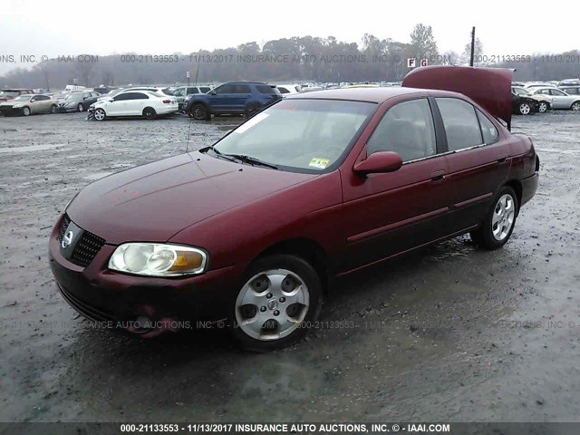 3N1CB51D44L868732 - 2004 NISSAN SENTRA 1.8/1.8S RED photo 2