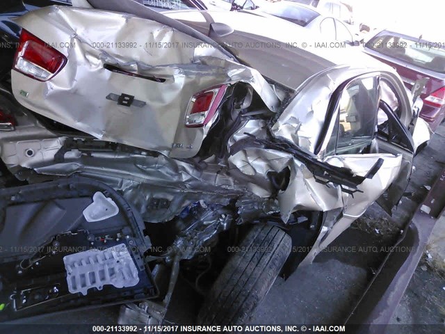 1G11A5SL0FF264386 - 2015 CHEVROLET MALIBU LS 银色 照片 4