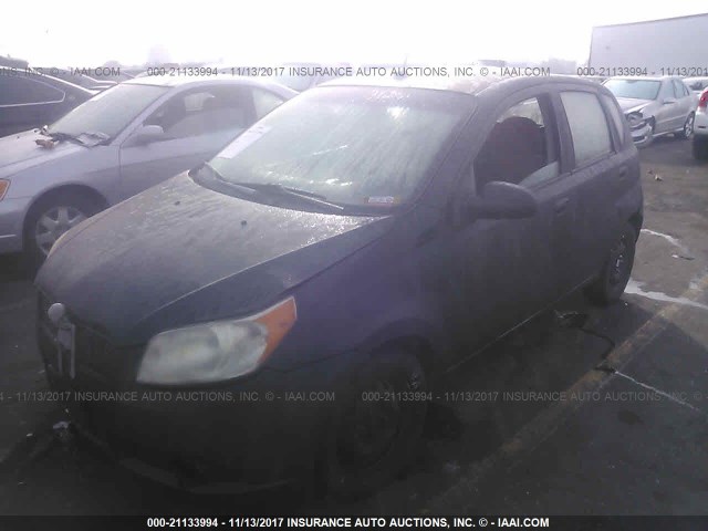 KL1TD66E29B324339 - 2009 CHEVROLET AVEO LS/LT 青绿色 照片 2