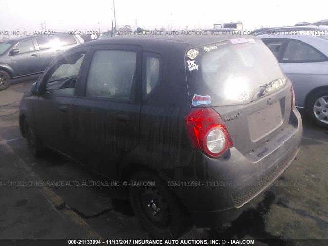 KL1TD66E29B324339 - 2009 CHEVROLET AVEO LS/LT 青绿色 照片 3