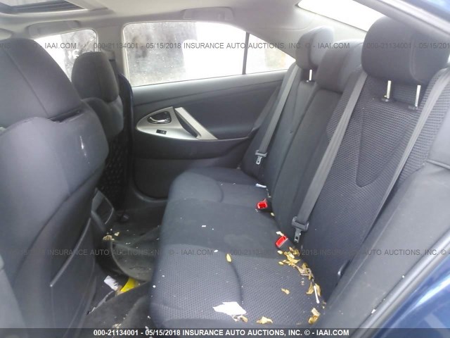 4T1BF3EK5BU591789 - 2011 TOYOTA CAMRY SE/LE/XLE Dark Blue photo 8