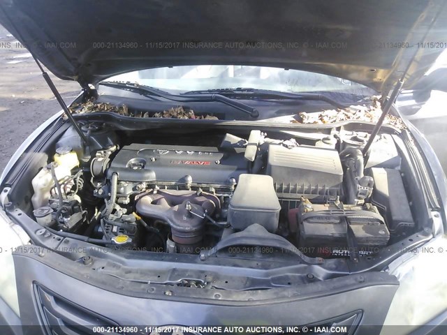 4T1BE46K77U151720 - 2007 TOYOTA CAMRY NEW GENERAT CE/LE/XLE/SE GRAY photo 10