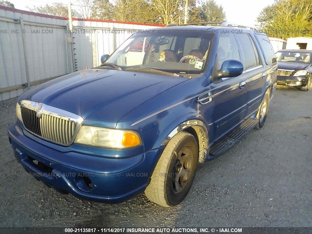 5LMRU27A9YLJ05368 - 2000 LINCOLN NAVIGATOR BLUE photo 2