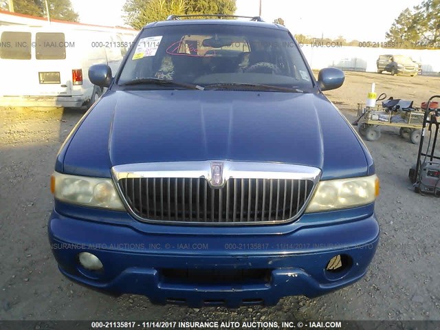5LMRU27A9YLJ05368 - 2000 LINCOLN NAVIGATOR BLUE photo 6