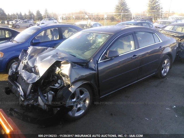 1G1ZC5EB6A4154138 - 2010 CHEVROLET MALIBU 1LT 灰色 照片 2