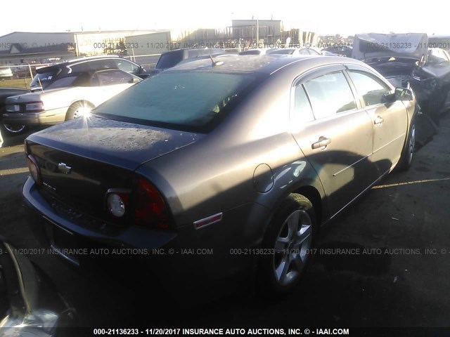 1G1ZC5EB6A4154138 - 2010 CHEVROLET MALIBU 1LT 灰色 照片 4