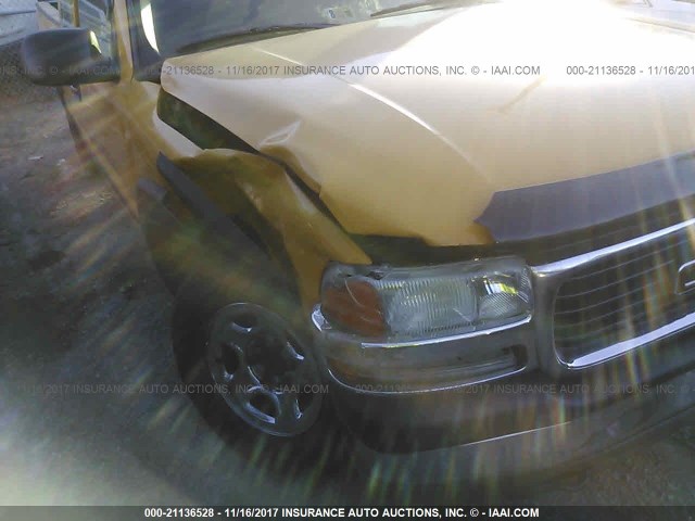 1GTEC19V42Z295460 - 2002 GMC NEW SIERRA C1500 YELLOW photo 6