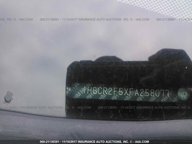 1HGCR2F5XFA258077 - 2015 HONDA ACCORD SPORT 黑色 照片 9