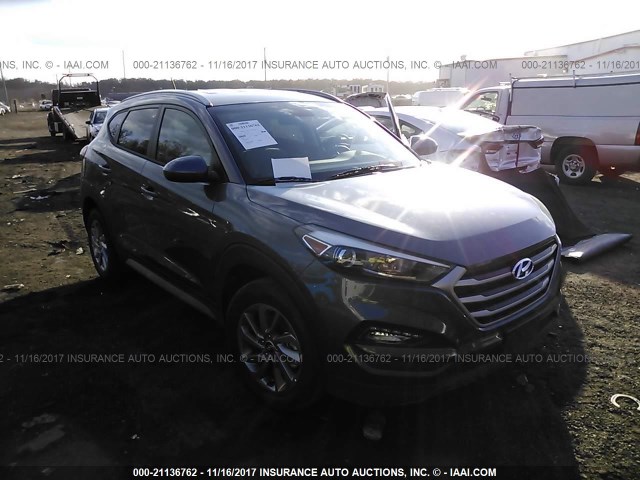 KM8J3CA41HU492617 - 2017 HYUNDAI TUCSON LIMITED/SPORT AND ECO/SE GRAY photo 1