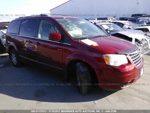 2A8HR54P88R800469 - 2008 CHRYSLER TOWN & COUNTRY TOURING RED photo 1