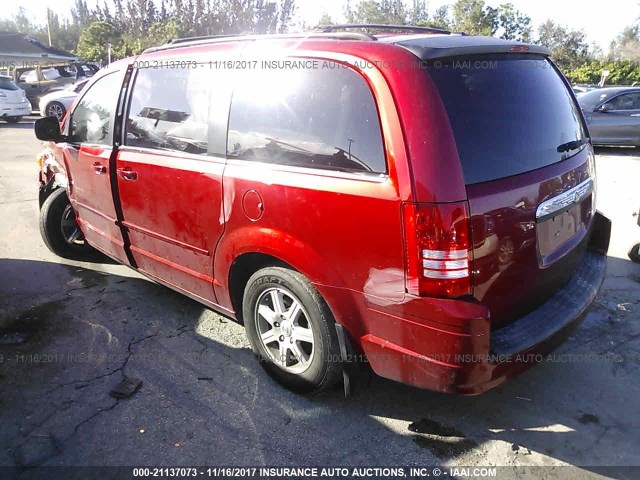 2A8HR54P88R800469 - 2008 CHRYSLER TOWN & COUNTRY TOURING RED photo 3