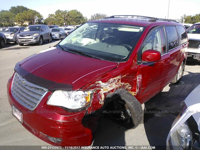 2A8HR54P88R800469 - 2008 CHRYSLER TOWN & COUNTRY TOURING RED photo 6