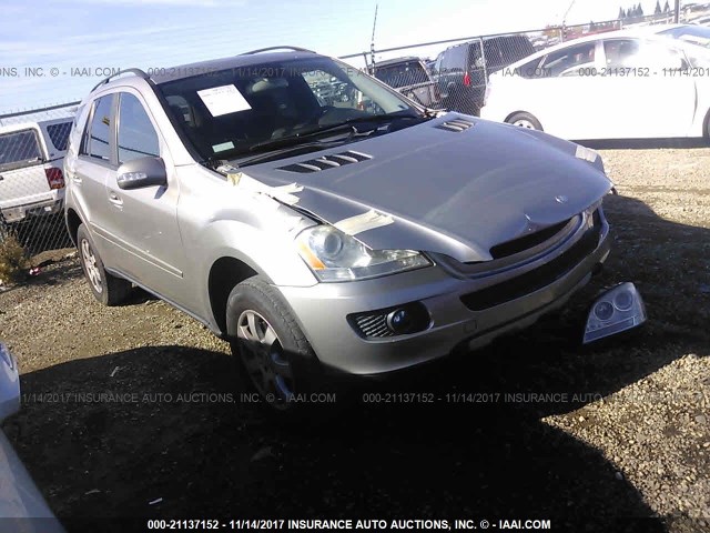 4JGBB86E26A021550 - 2006 MERCEDES-BENZ ML 350 GRAY photo 1