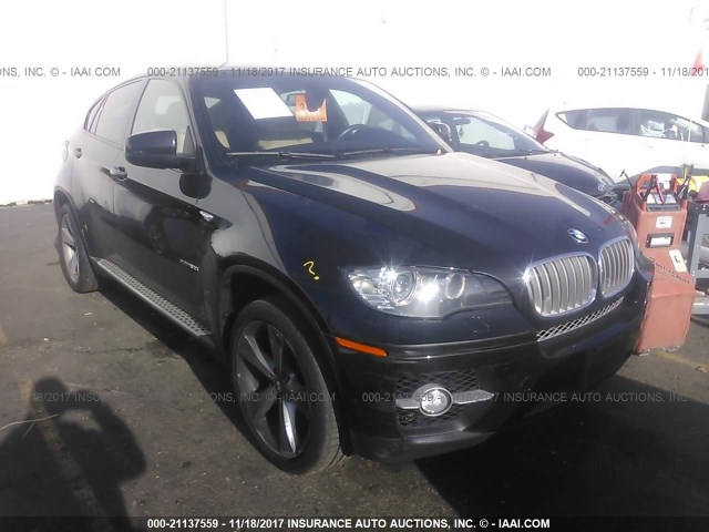 5UXFG8C51ALZ94779 - 2010 BMW X6 XDRIVE50I BLACK photo 1