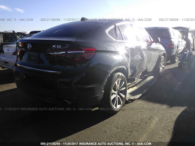 5UXKU2C55G0N78622 - 2016 BMW X6 XDRIVE35I BLACK photo 4