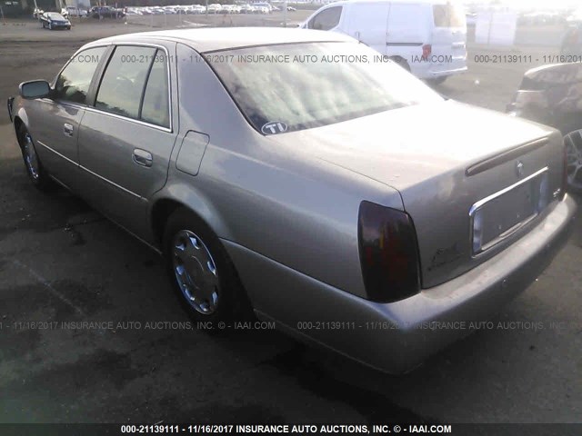 1G6KE54Y0YU270439 - 2000 CADILLAC DEVILLE DHS TAN photo 3