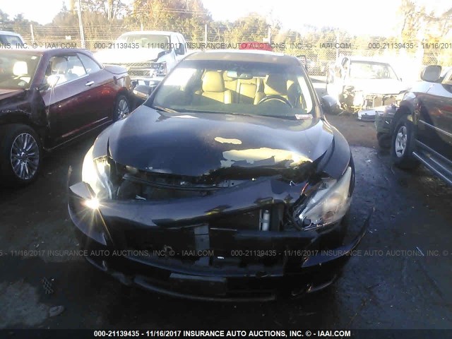 1N4AA5AP2AC810682 - 2010 NISSAN MAXIMA S/SV BLACK photo 6