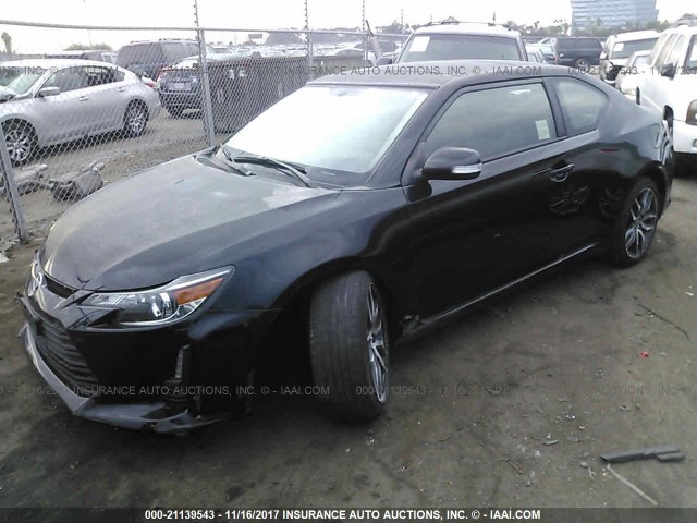 JTKJF5C7XGJ017457 - 2016 TOYOTA SCION TC 黑色 照片 2