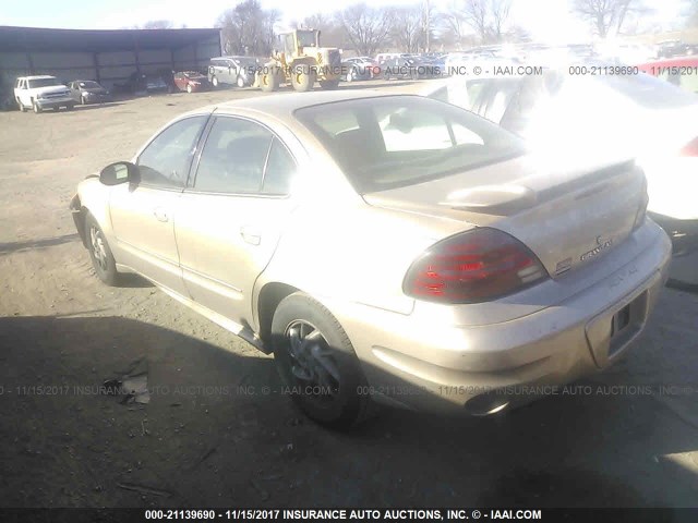 1G2NF52E54M540554 - 2004 PONTIAC GRAND AM SE1 TAN photo 3