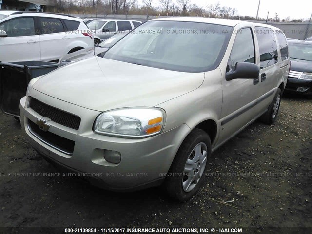1GNDV23W97D179003 - 2007 CHEVROLET UPLANDER LS 金色 照片 2