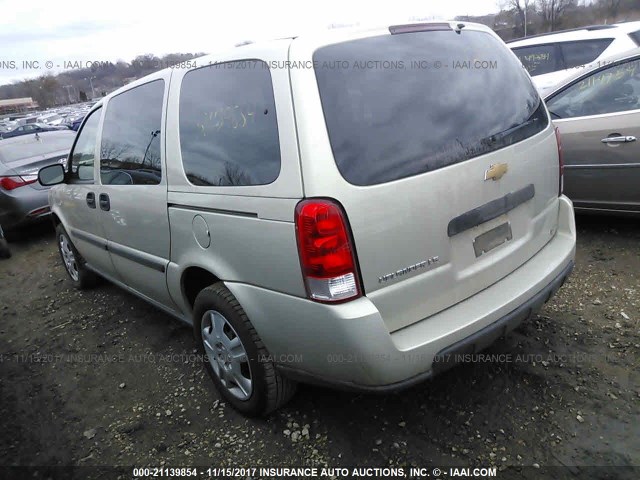 1GNDV23W97D179003 - 2007 CHEVROLET UPLANDER LS 金色 照片 3