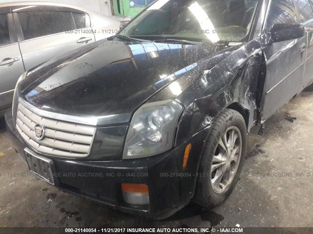 1G6DM577340138808 - 2004 CADILLAC CTS BLACK photo 6