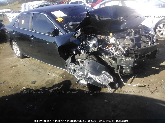 4T1BD1FK0DU064013 - 2013 TOYOTA CAMRY HYBRID/LE/XLE 蓝色 照片 1