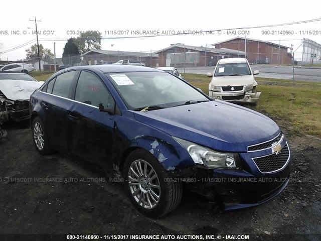 1G1PJ5SC3C7217000 - 2012 CHEVROLET CRUZE ECO BLUE photo 1