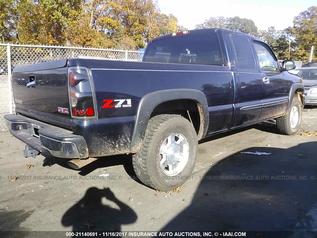 1GTEK19Z15Z269697 - 2005 GMC NEW SIERRA K1500 BLACK photo 4