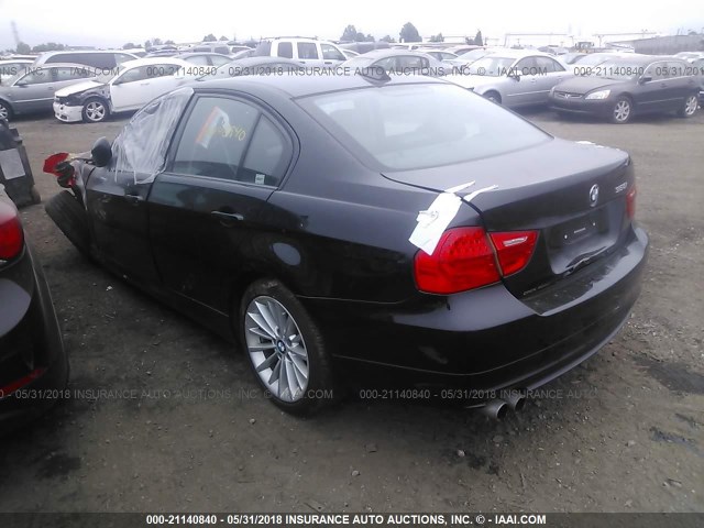 WBAPK5C50AA599908 - 2010 BMW 328 XI SULEV BLACK photo 3