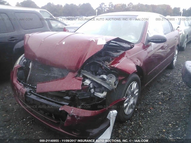 1N4AL11D26N379328 - 2006 NISSAN ALTIMA S/SL BURGUNDY photo 2